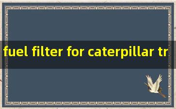 fuel filter for caterpillar truck engine suppliers